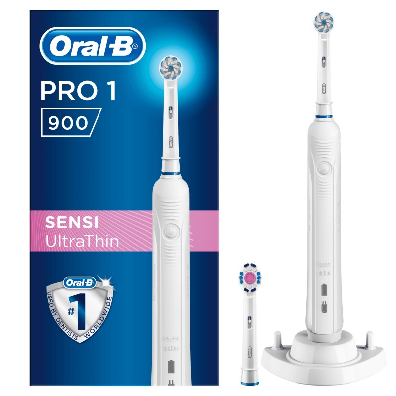 Oral-B PRO 900 Sensi UltraThin Adult Rotating toothbrush White