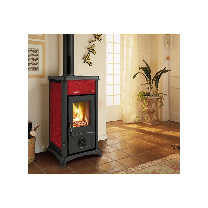 La Nordica GEMMA stove Built-in Firewood Red