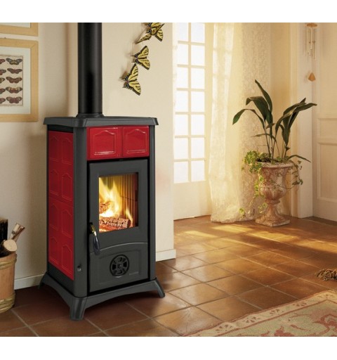 La Nordica GEMMA stove Built-in Firewood Red