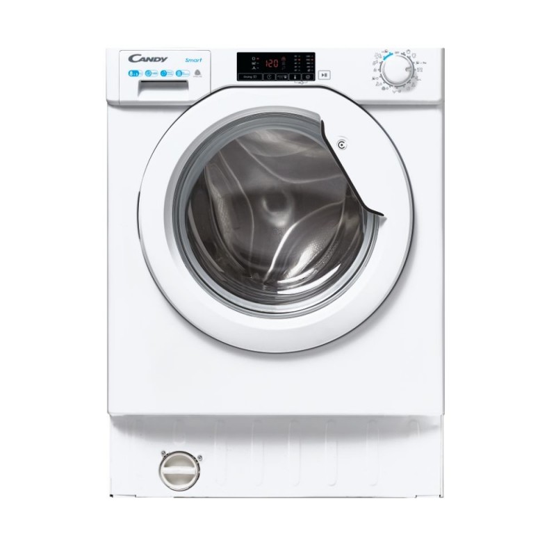 Candy CBD 485D1E 1-S washer dryer Built-in Front-load White E