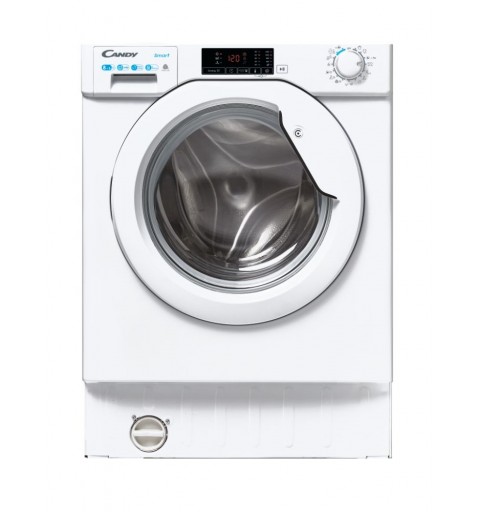 Candy CBD 485D1E 1-S machine à laver avec sèche linge Intégré (placement) Charge avant Blanc E