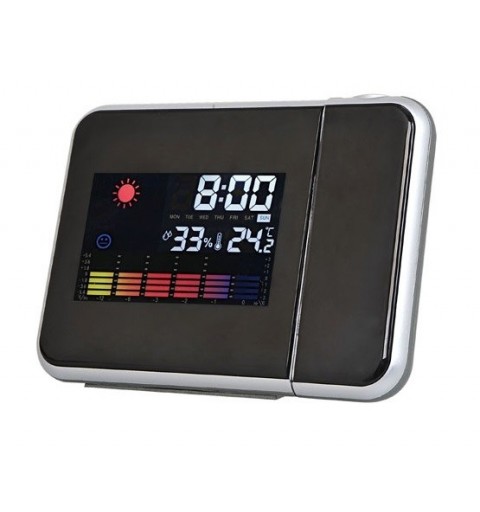 New Majestic WT-229 Reloj despertador digital Negro