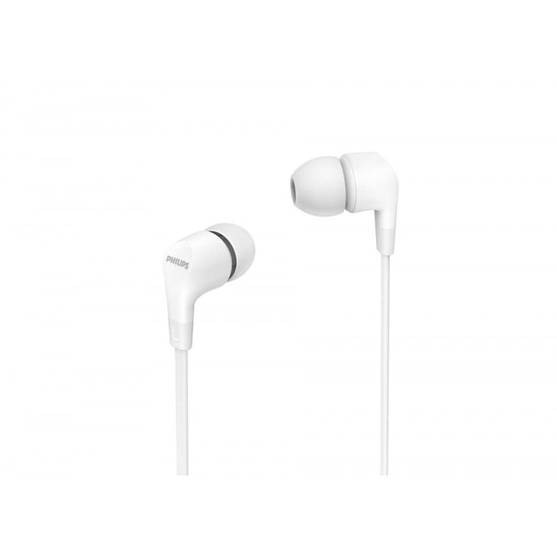 Philips TAE1105WT 00 headphones headset Wired In-ear Music White