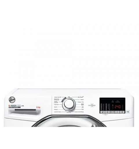 Hoover H-WASH 300 LITE H3W34 262DCE-11 washing machine Front-load 6 kg 1200 RPM D White