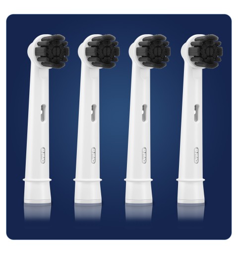 Oral-B PureClean 80349854 toothbrush head 4 pc(s) Black, White