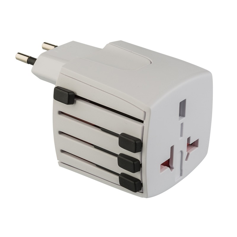 Poly Pool PP0430 adaptador de enchufe eléctrico Tipo L (IT) Universal Blanco