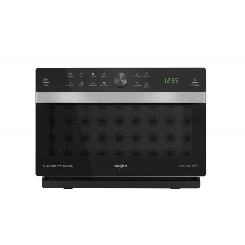 Whirlpool MWP 338 SB Encimera Microondas combinado 33 L 900 W Negro, Plata