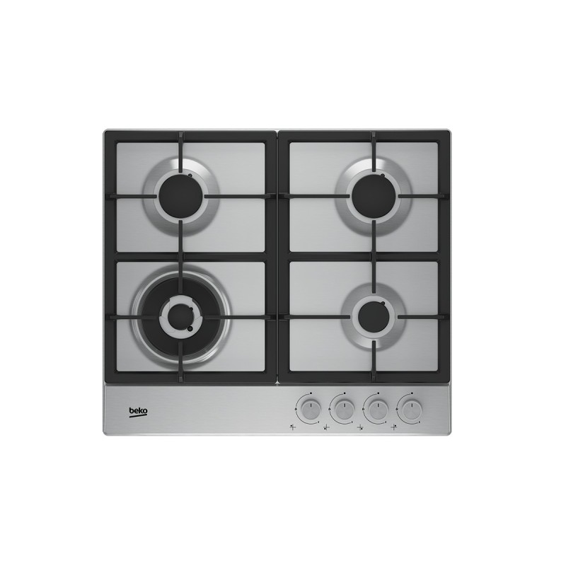 Beko HAW642C5SX Stainless steel Built-in 60 cm Gas 4 zone(s)