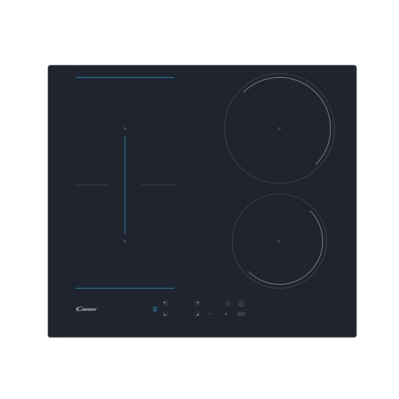 Candy CTP643C Black Built-in 59 cm Zone induction hob 4 zone(s)