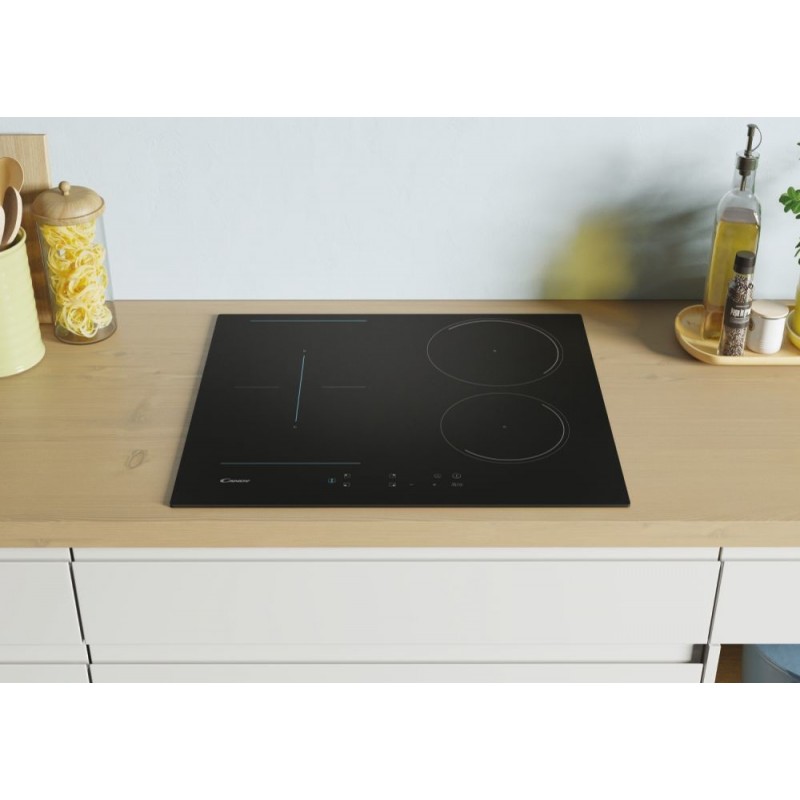 Candy CTP643C Black Built-in 59 cm Zone induction hob 4 zone(s)