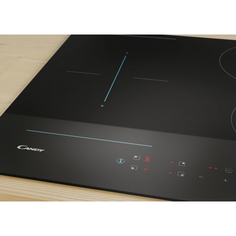 Candy CTP643C Black Built-in 59 cm Zone induction hob 4 zone(s)