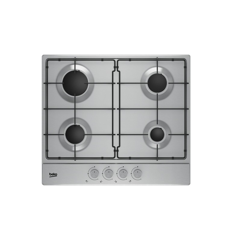 Beko HAG642C4SX Edelstahl Integriert Gaskochfeld 4 Zone(n)