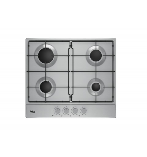 Beko HAG642C4SX Edelstahl Integriert Gaskochfeld 4 Zone(n)