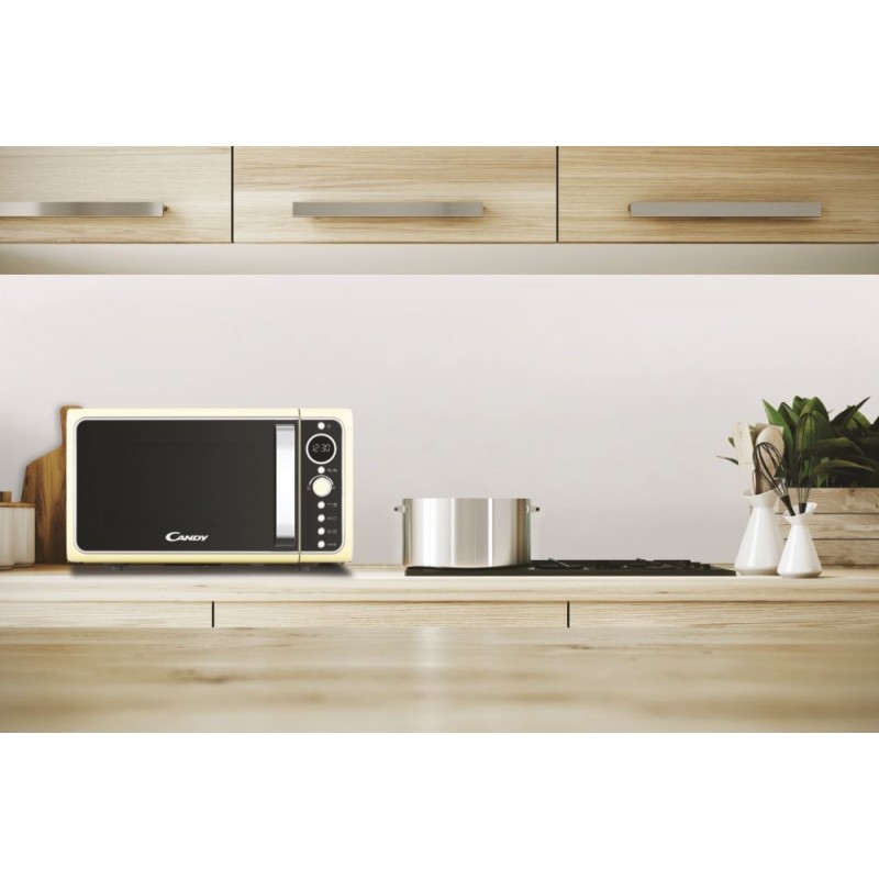Candy Divo G25CC Superficie piana Microonde con grill 25 L 900 W Crema
