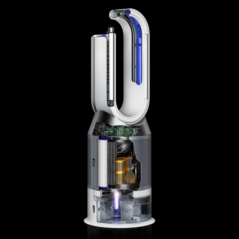 Dyson Pure Humidify + Cool 60,5 dB 40 W Plata, Blanco