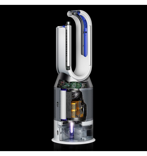 Dyson Pure Humidify + Cool 60,5 dB 40 W Plata, Blanco