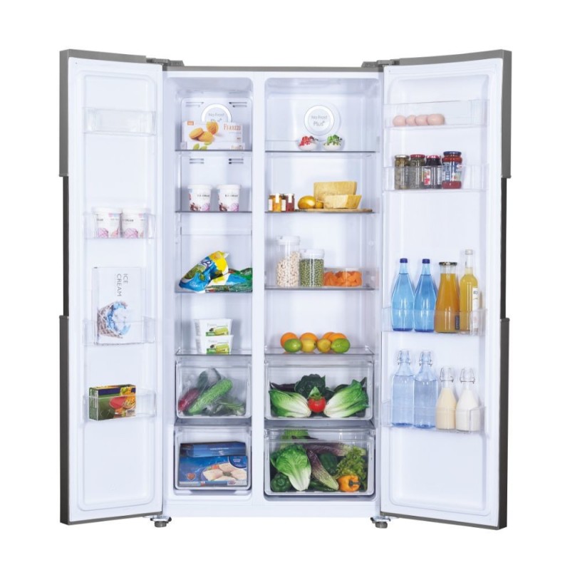 Candy CHSVN 174X frigorifero side-by-side Libera installazione 532 L E Acciaio inossidabile