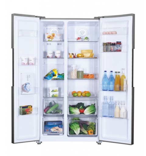 Candy CHSVN 174X frigorifero side-by-side Libera installazione 532 L E Acciaio inossidabile