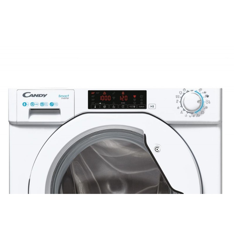 Candy Smart Inverter CBW 48TWME-S washing machine Front-load 8 kg 1400 RPM A White