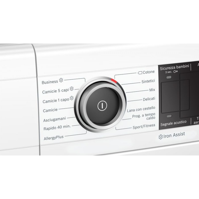 Bosch Serie 8 WTX87KR8IT asciugatrice Libera installazione Caricamento frontale 8 kg A++ Bianco