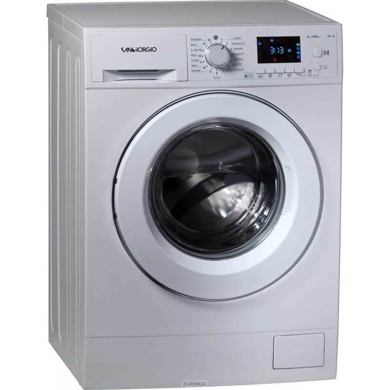 SanGiorgio F814DI washing machine Front-load 8 kg 1400 RPM D White