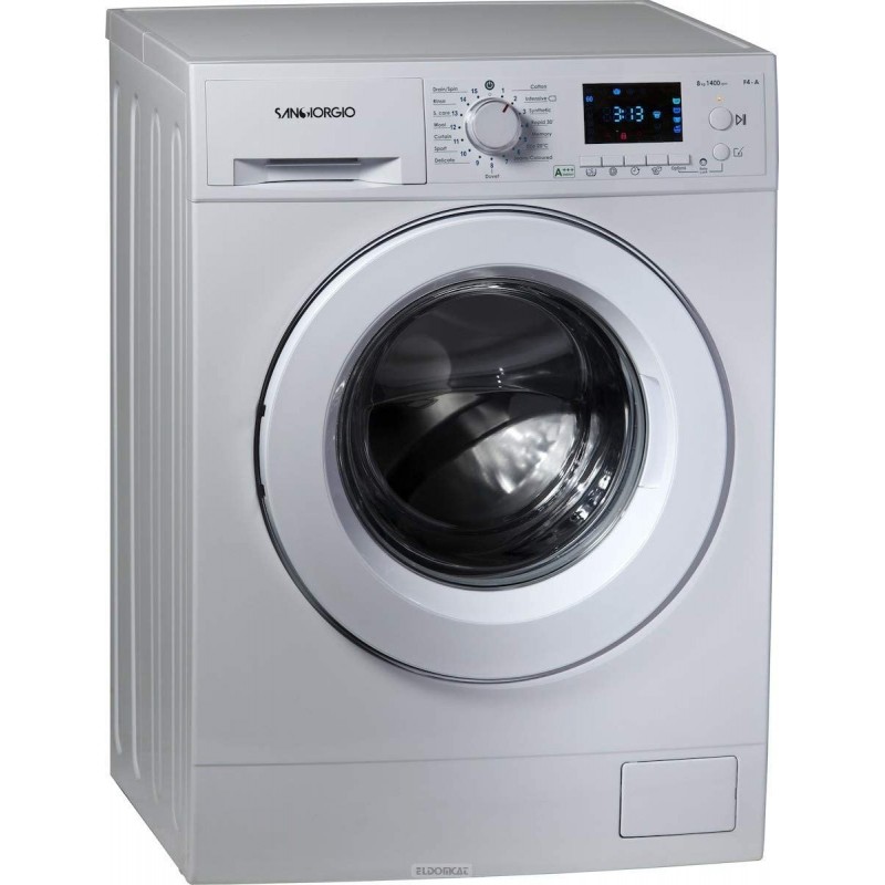 SanGiorgio F814DI lavatrice Caricamento frontale 8 kg 1400 Giri min D Bianco