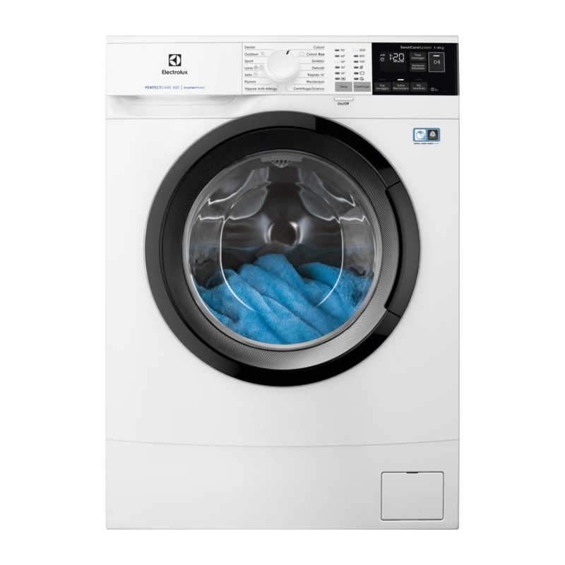 Electrolux EW6S462B lavadora Carga frontal 6 kg 1200 RPM D Blanco