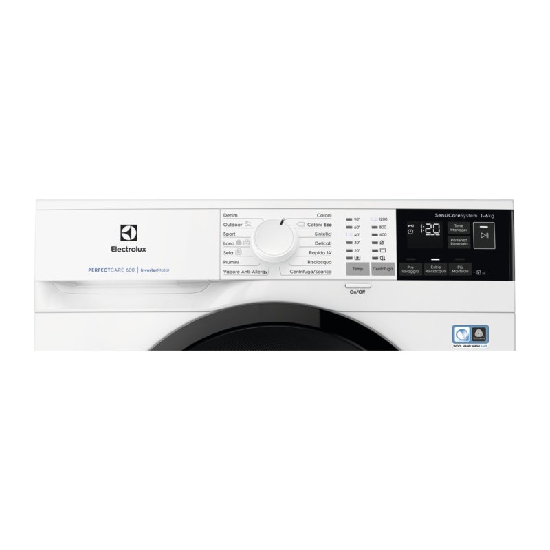 Electrolux EW6S462B lavadora Carga frontal 6 kg 1200 RPM D Blanco
