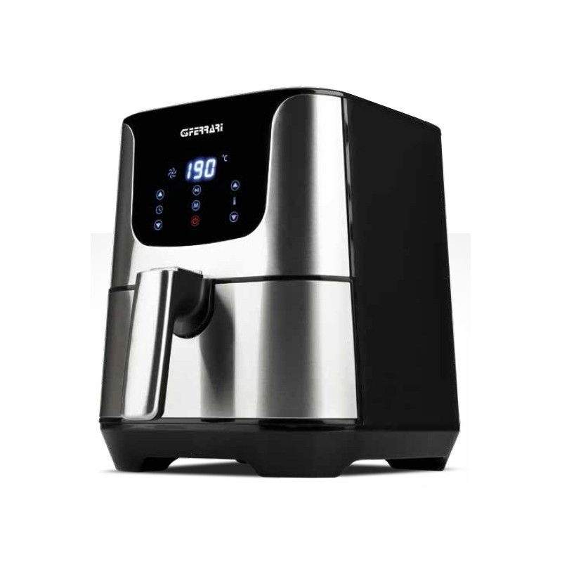 G3 Ferrari G10125 friteuse Unique 3,5 L Autonome 1500 W Friteuse d’air chaud Noir, Argent