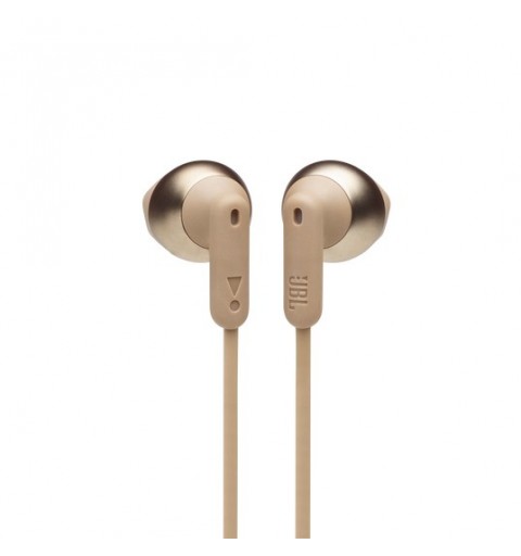 JBL Tune 215BT Kopfhörer Kabellos im Ohr, Nackenband Anrufe Musik Bluetooth Gold