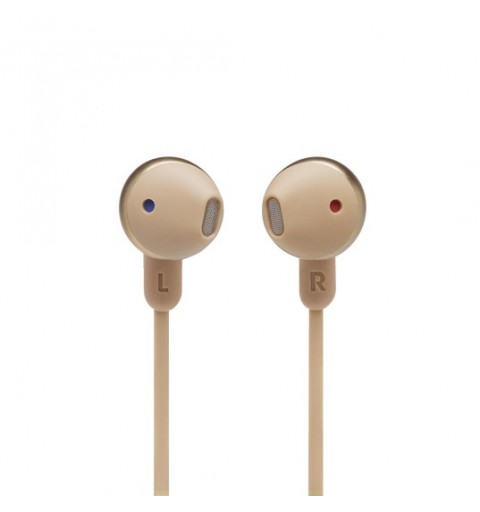JBL Tune 215BT Kopfhörer Kabellos im Ohr, Nackenband Anrufe Musik Bluetooth Gold