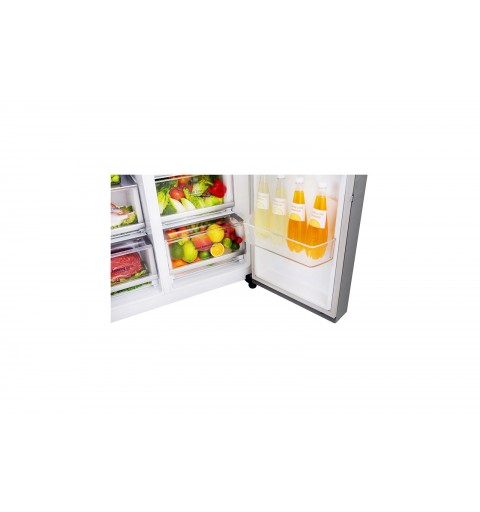 LG GSL960PZUZ side-by-side refrigerator Freestanding 601 L F Stainless steel