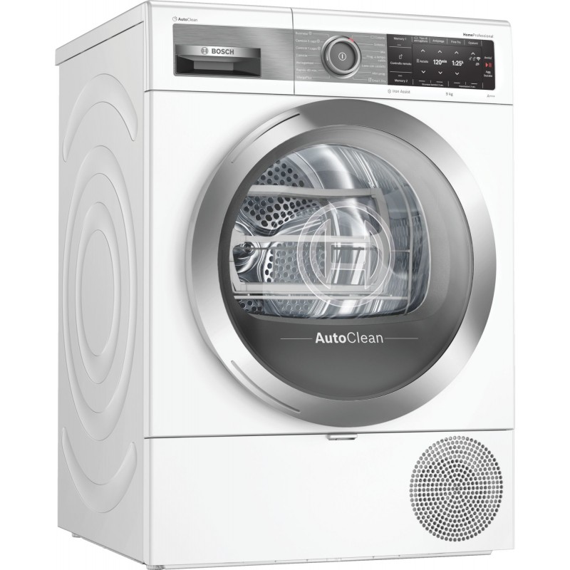 Bosch HomeProfessional WTX87EH9IT asciugatrice Libera installazione Caricamento frontale 9 kg A+++ Bianco