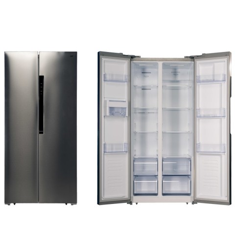 GRF S83773X side-by-side refrigerator Freestanding 436 L Stainless steel