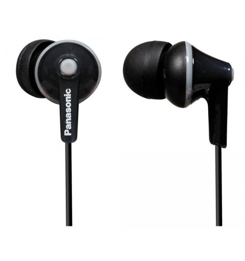 Panasonic RP-HJE125E-K Kopfhörer & Headset Verkabelt im Ohr Musik Schwarz