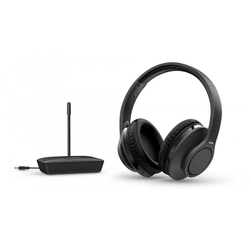 Philips TAH6005BK 10 cuffia e auricolare Cuffie Wireless A Padiglione Nero