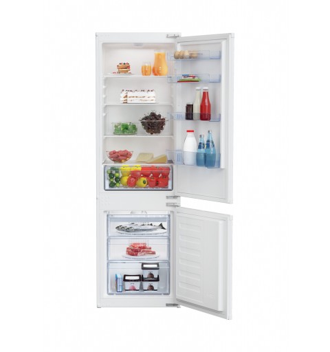Beko BCHA275K4SN fridge-freezer Built-in 255 L E White