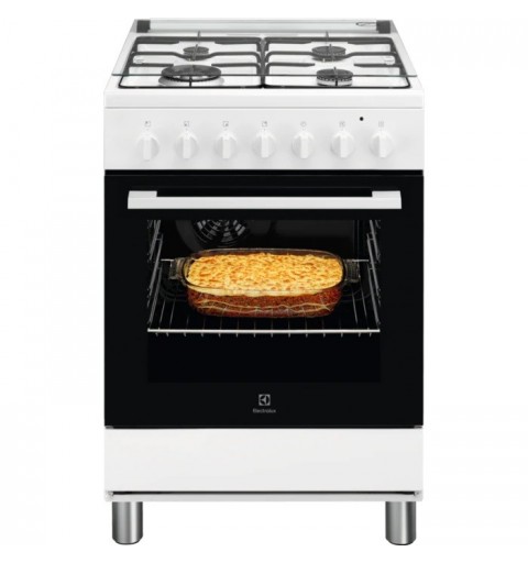 Electrolux LKK620000W Cocina independiente Encimera de gas Blanco A