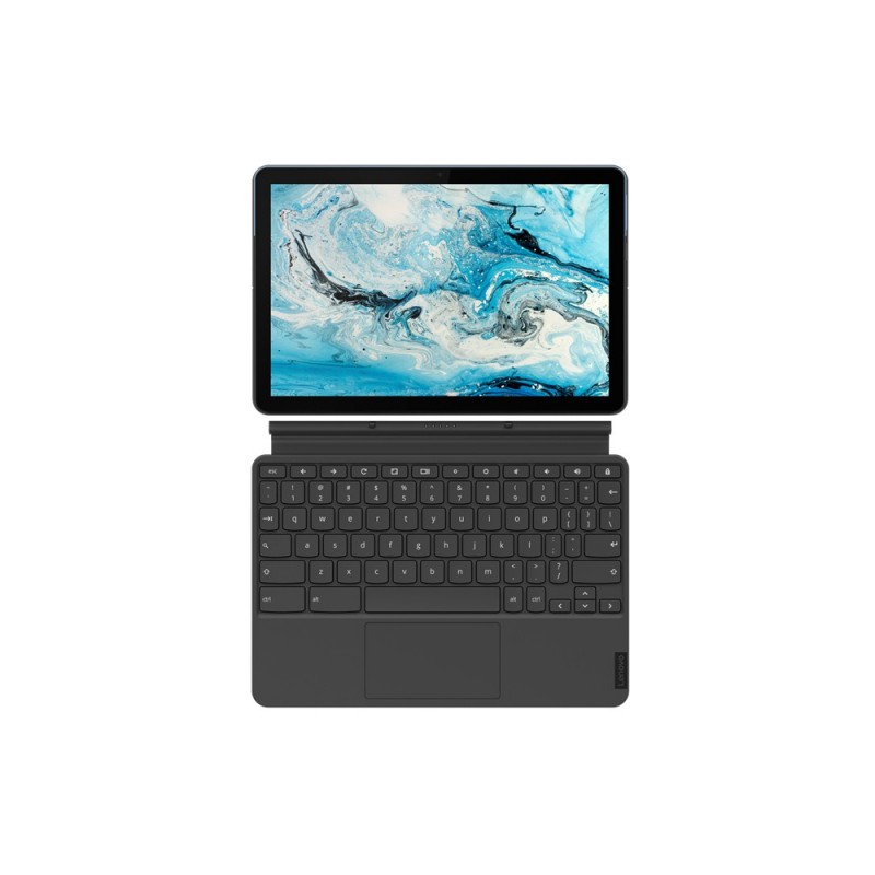 Lenovo IdeaPad Duet Chromebook 128 GB 25.6 cm (10.1") Mediatek 4 GB Wi-Fi 5 (802.11ac) Chrome OS Blue, Grey
