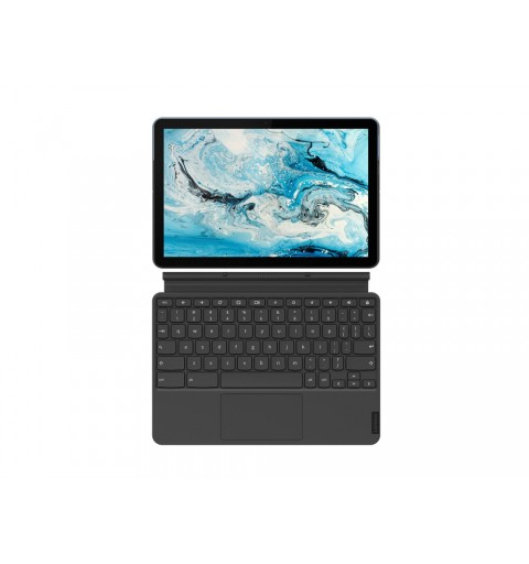 Lenovo IdeaPad Duet Chromebook 128 GB 25.6 cm (10.1") Mediatek 4 GB Wi-Fi 5 (802.11ac) Chrome OS Blue, Grey