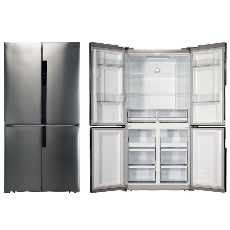 GRF Cross Door CB91832X frigorifero side-by-side Libera installazione 451 L Acciaio inossidabile