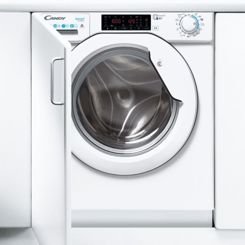 Candy CBDO485TWME 1-S washer dryer Built-in Front-load White D