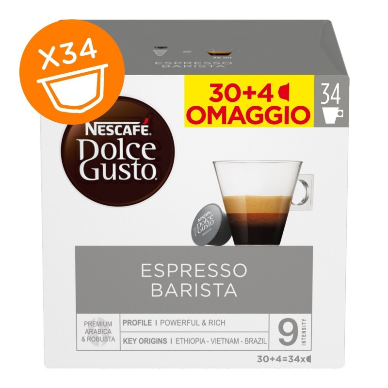 Nescafé Dolce Gusto Espresso Barista Capsule de café 34 pièce(s)