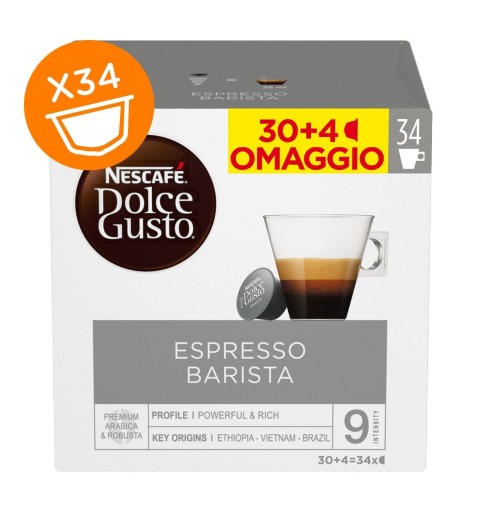 Nescafé Dolce Gusto Espresso Barista Capsule caffè 34 pz