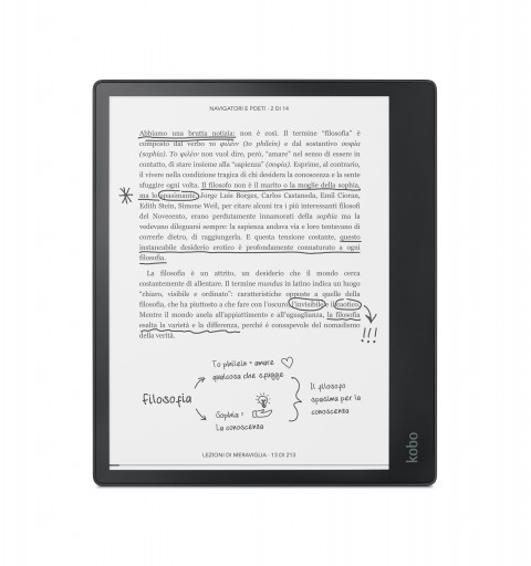 Rakuten Kobo Elipsa eBook-Reader Touchscreen 32 GB WLAN Schwarz, Blau