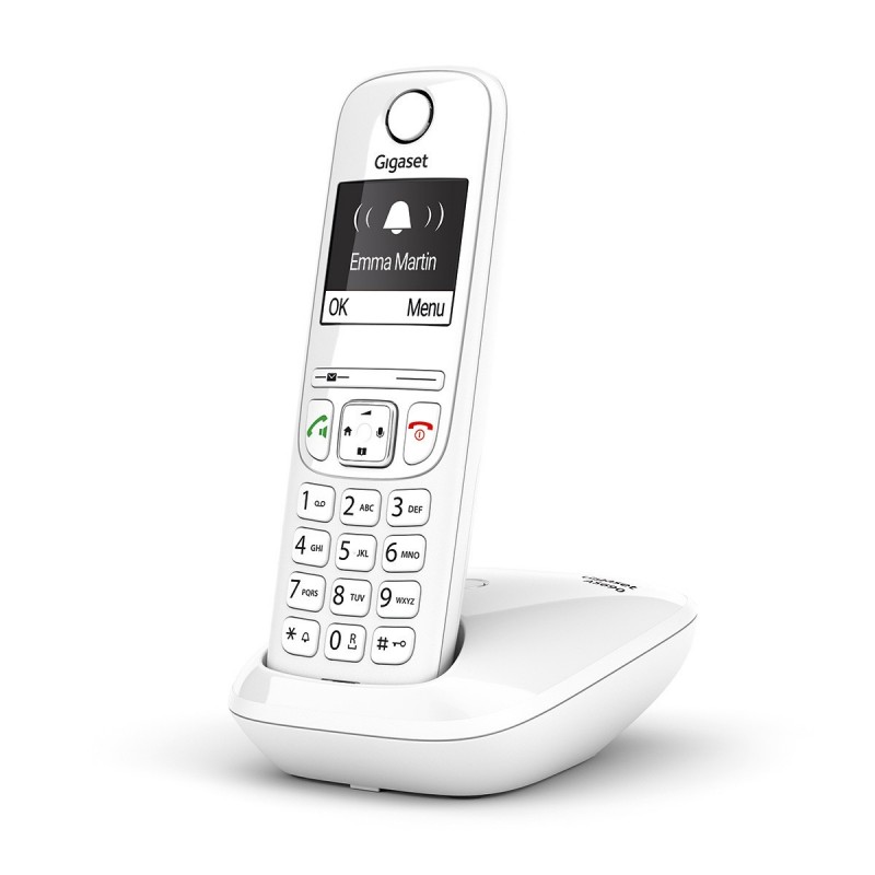 Gigaset AS690 Teléfono DECT analógico Identificador de llamadas Blanco