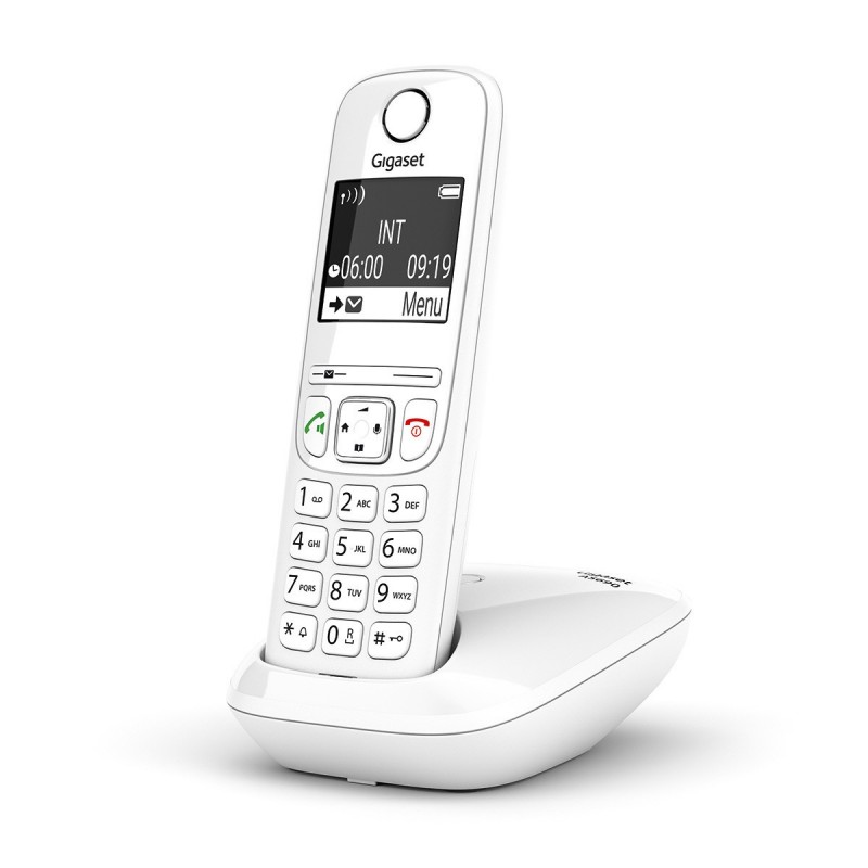 Gigaset AS690 Analog DECT telephone Caller ID White