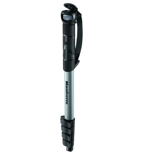 Manfrotto MMCOMPACTADV-BK Kamera-Einbeinstativ Aluminium, Technopolymer Schwarz