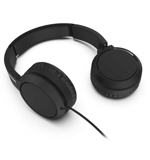 Philips 3000 series TAH4105BK 00 headphones headset Wired Head-band Calls Music Black