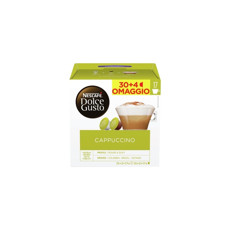 Nescafé Dolce Gusto Cappuccino Capsule de café 34 pièce(s)